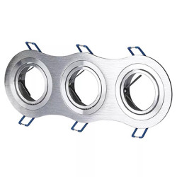 corp spot 3xgu10 aluminiu unghi reglabil
