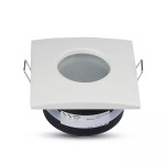 corp spot patrat gu10 ip54 - alb corp spot patrat gu10 ip54 - alb