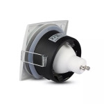 corp spot patrat gu10 ip54 - alb corp spot patrat gu10 ip54 - alb