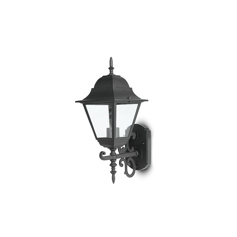 corp iluminat montaj perete e27 ip44 - negru mat corp iluminat montaj perete e27 ip44 - negru mat