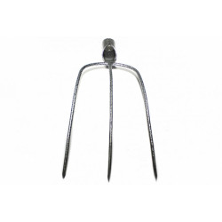 furca cu 3 coarne din metal
