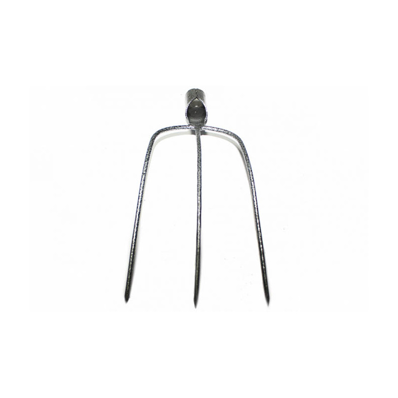 furca cu 3 coarne din metal