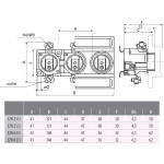 baza sigurante diii e33 63a ezv 3p+zp 002323017