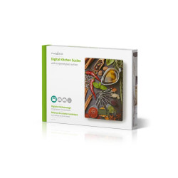 cantar digital de bucatarie nedis, ecran lcd, max 5kg