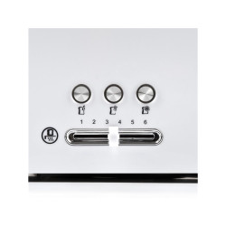 prajitor de paine toaster girmi tp91, 1630w, 6 niveluri de rumenire, alb