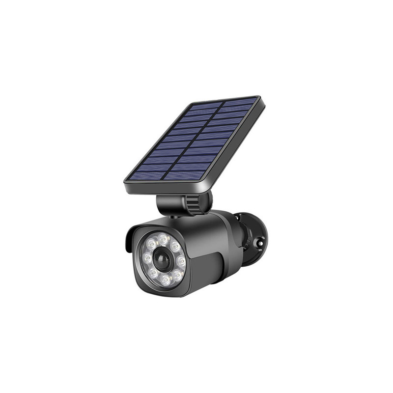 camera falsa cu senzor de miscare led 4w incarcare solara