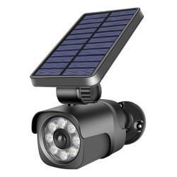 camera falsa cu senzor de miscare led 4w incarcare solara