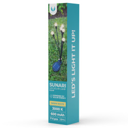 lampi led pentru gradina cu incarcare solara 3000k