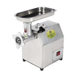 masina tocat carne micul fermier 350w, capacitate 60kg/h, inox, 2 site incluse