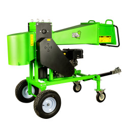 tocator crengi micul fermier, motor benzina 18cp, diametru maxim de taiere o120mm, cu carlig de remorcare, pentru brichete