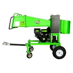 tocator crengi micul fermier, motor benzina 18cp, diametru maxim de taiere o120mm, cu carlig de remorcare, pentru brichete