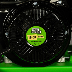 tocator crengi micul fermier, motor benzina 18cp, diametru maxim de taiere o120mm, cu carlig de remorcare, pentru brichete