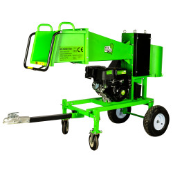 tocator crengi micul fermier, motor benzina 18cp, diametru maxim de taiere o120mm, cu carlig de remorcare, pentru brichete