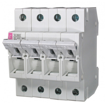 comutator cu siguranta vl d01 16a 3p+n 002261023