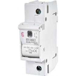 comutator cu siguranta stv d02 63a 1p 002271001