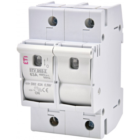 comutator cu siguranta stv d02 63a 2p 002271003