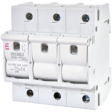 comutator cu siguranta stv d02 63a 3p 002271004