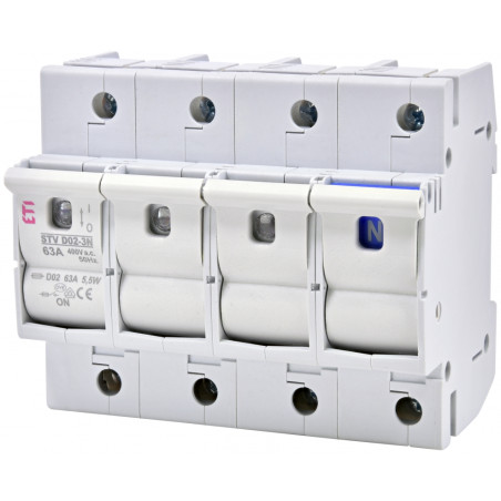 comutator cu siguranta stv d02 63a 3p+n 002271005