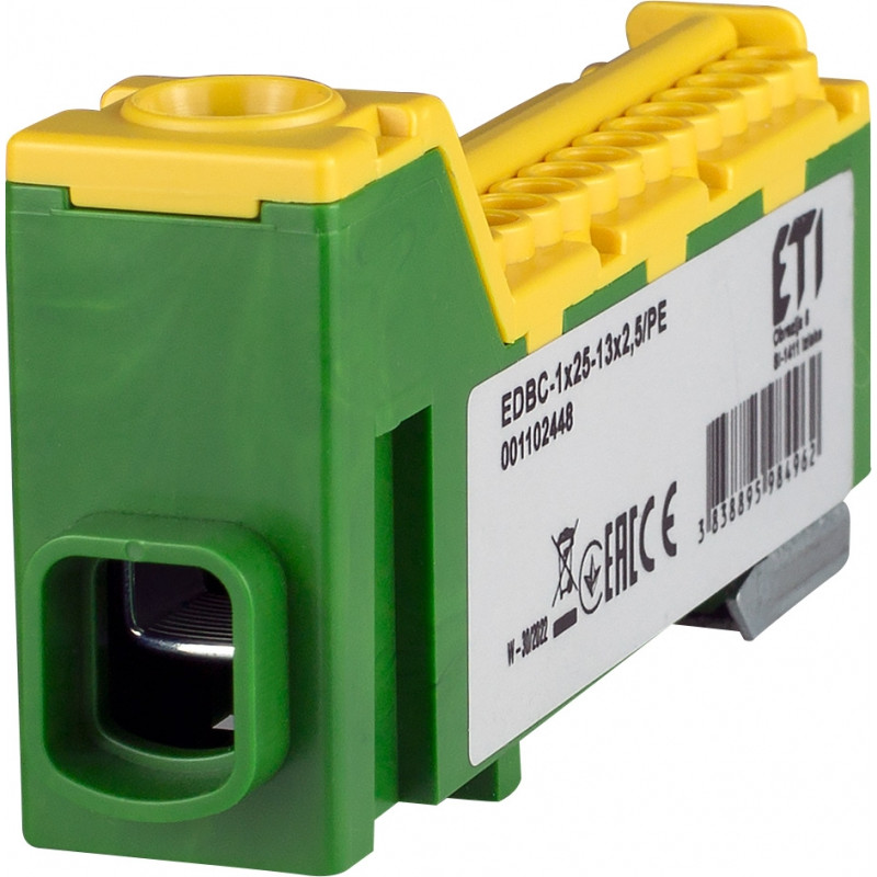 bloc distributie edbc-1x25-13x2,5/pe 001102448