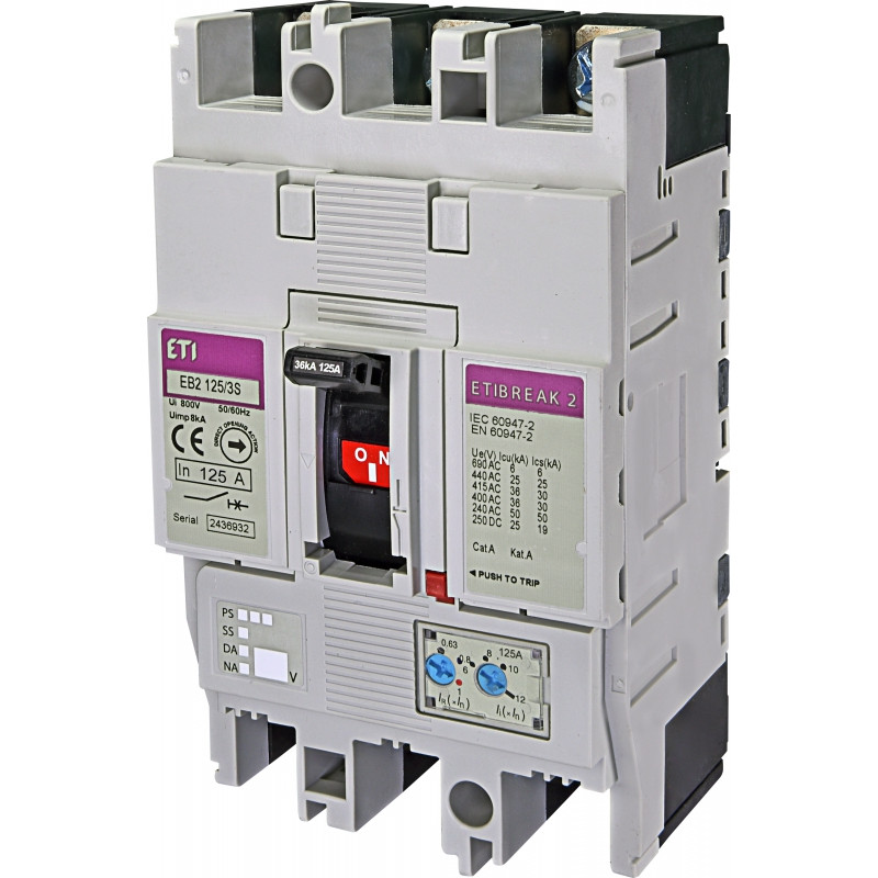 intrerupator de circuit in car eb2 125/3s 125a 3p 004671046