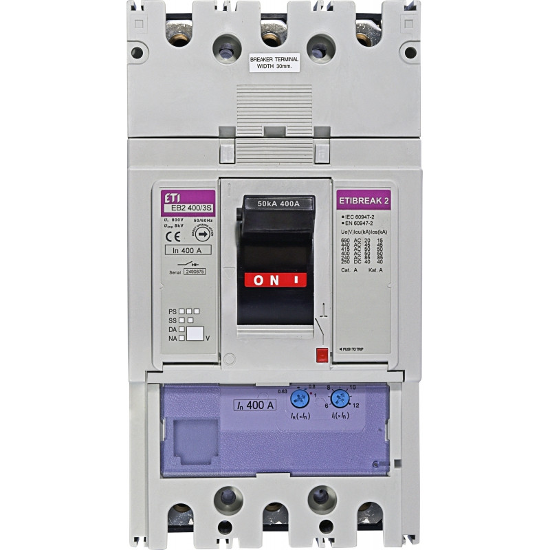 intrerupator de circuit in car eb2 400/3s 400a 3p 004671102