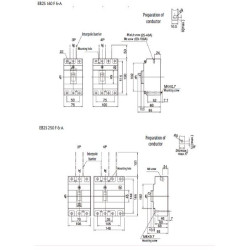 intrerupator de circuit in car eb2s 160/3la 25a 3p 004671879