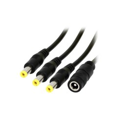 Conectori de alimentare DC, Cablu splitter pentru alimentarea a până la 3 repelere sursă DERAMAX dintr-o singu -1, dioda.ro