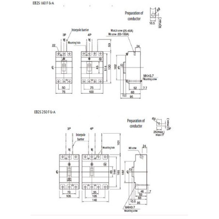 diferential sub-tensiune na2s 160-250af ac 200-240v 004671956
