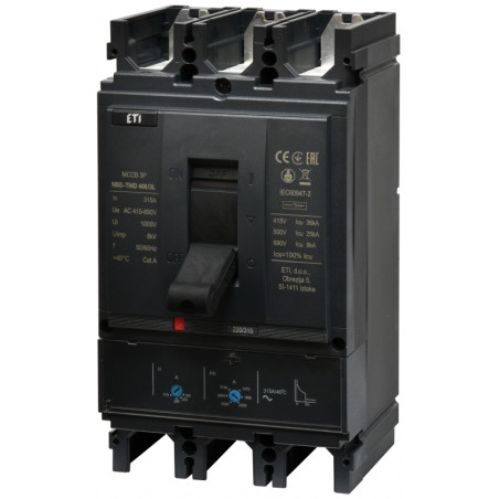 intrerupator de circuit in car nbs-tmd 400/3l 315a 3p 004673101