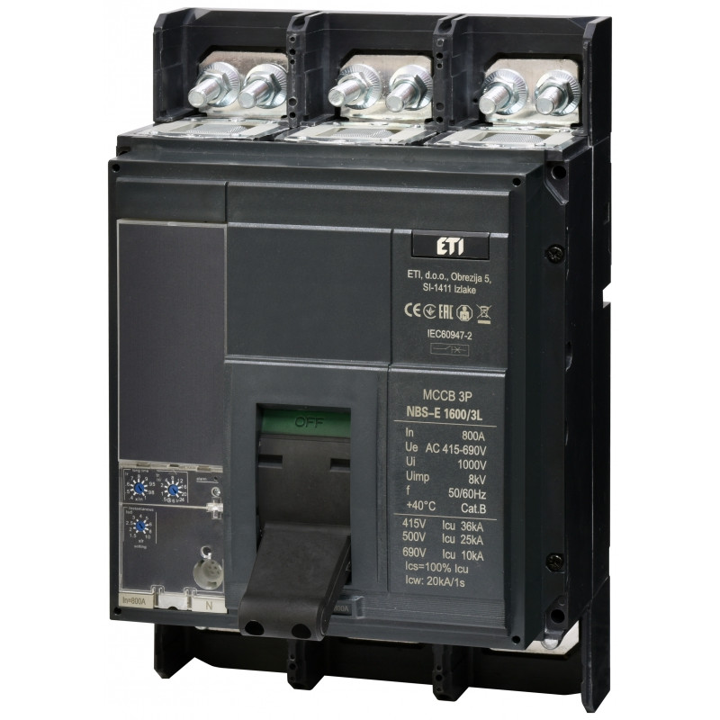 intrerupator de circuit in car nbs-e 1600/3l 800a 3p 004673160