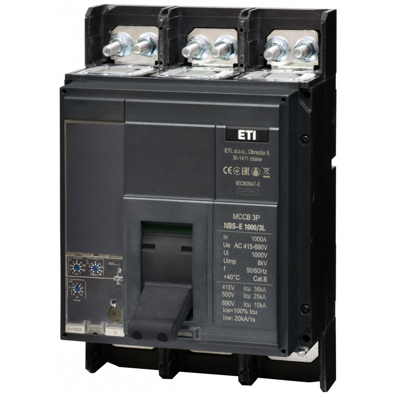 intrerupator de circuit in car nbs-e 1600/3l 1000a 3p 004673161