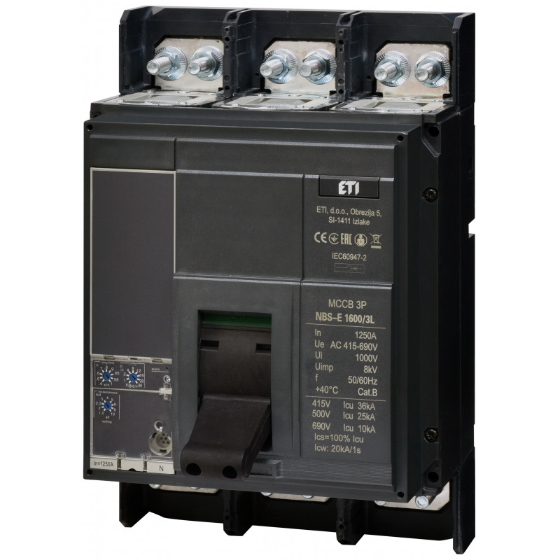 intrerupator de circuit in car nbs-e 1600/3l 1250a 3p 004673162