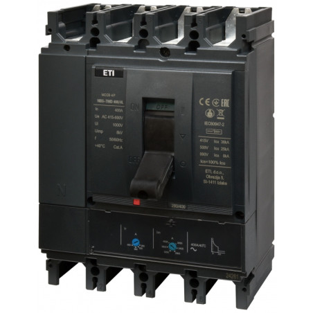 intrerupator de circuit in car nbs-tmd 400/4l 400a 4p 004673104