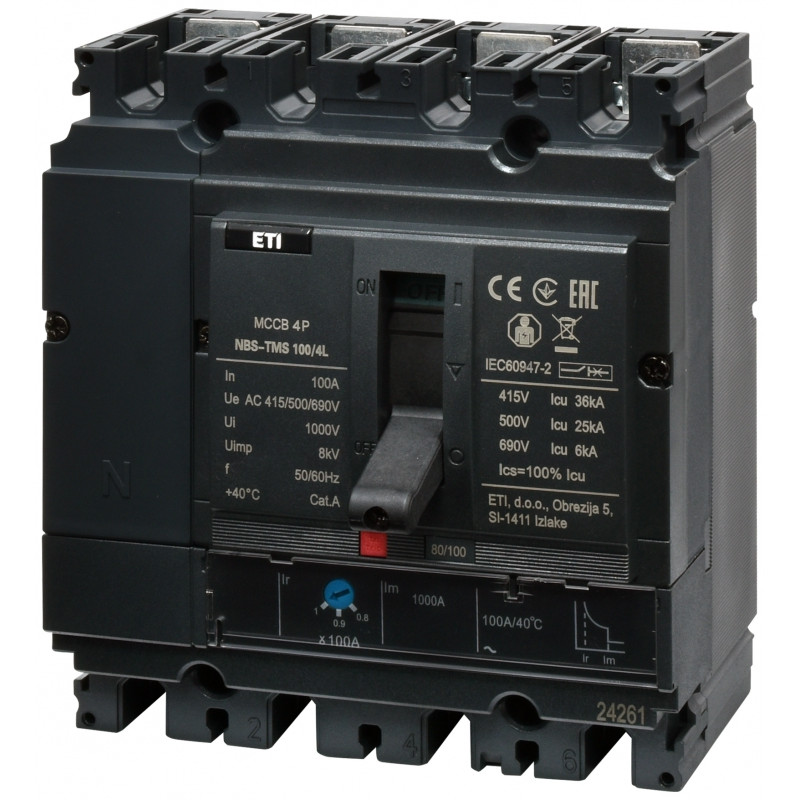 intrerupator de circuit in car nbs-tms 100/4l 80a 4p 004673016 intrerupator de circuit in car nbs-tms 100/4l 80a 4p 004673016