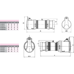 adaptor ea-1653/43 004482116