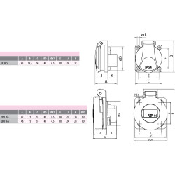 cee priza ee 16 s 004482124