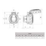 cee priza eeh 16 s 004482126