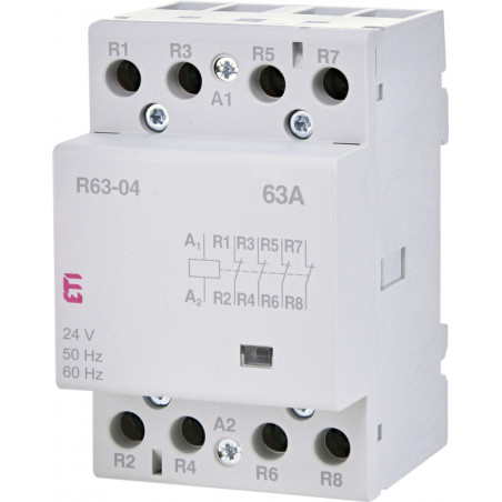 contactor modular r 63-04 24v 002463481