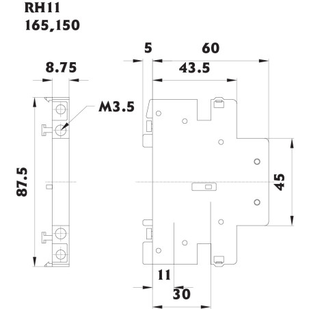contacte auxiliare rh 11 002461101