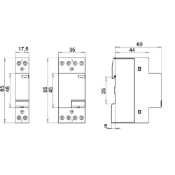 contactor modular rd 20-10-230v ac/dc 002464000
