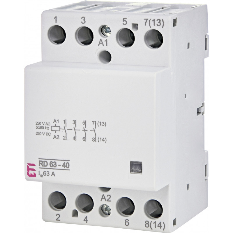 contactor modular rd 63-40-230v ac/dc 002464026 contactor modular rd 63-40-230v ac/dc 002464026