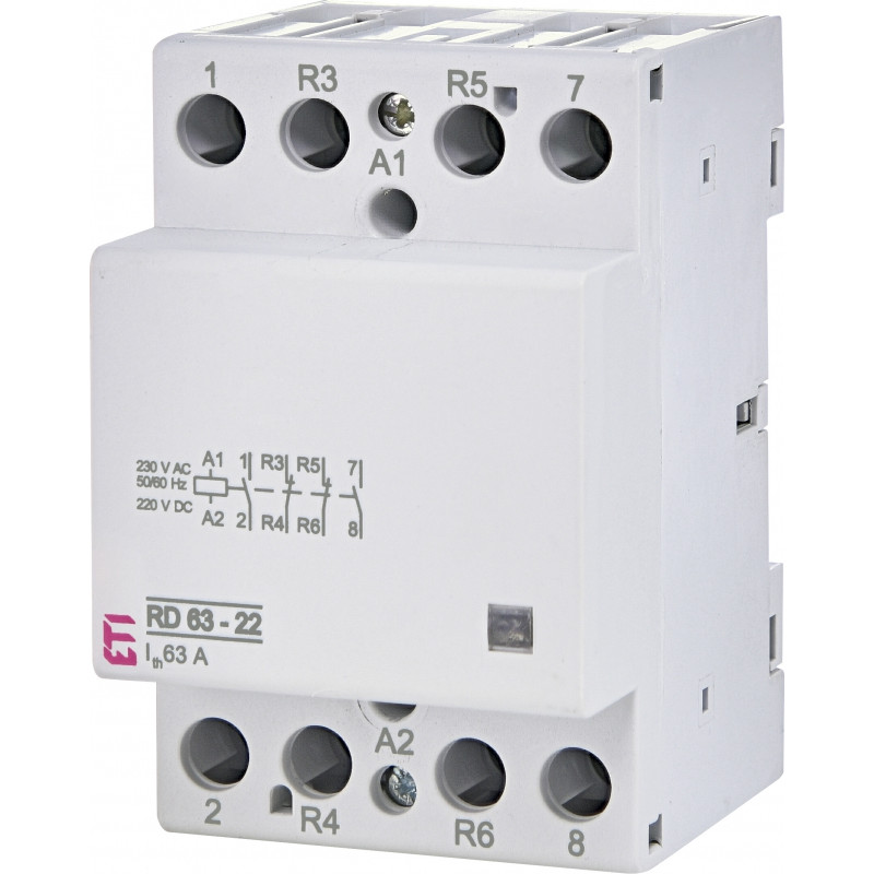 contactor modular rd 63-22-230v ac/dc 002464030