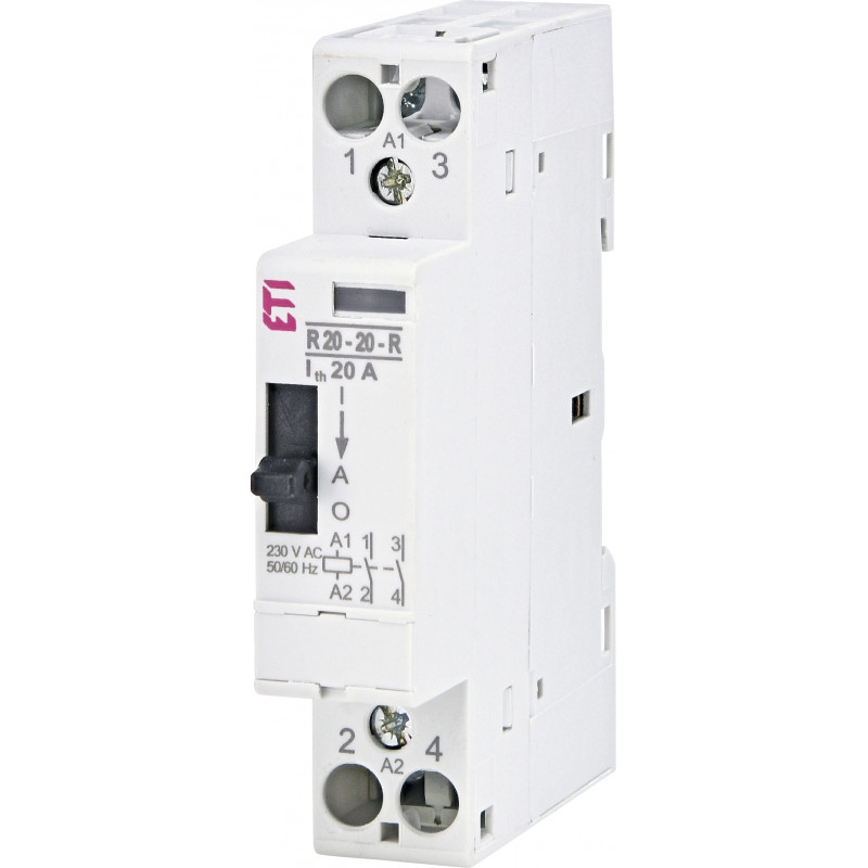 contactor modular r 20-20-r-230v ac 002464040
