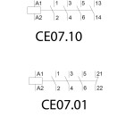 miniatura contactor ce07.01-48v-50/60hz 004641011