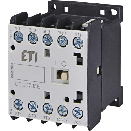 miniatura contactor cec07.10 24v-dc 004641100
