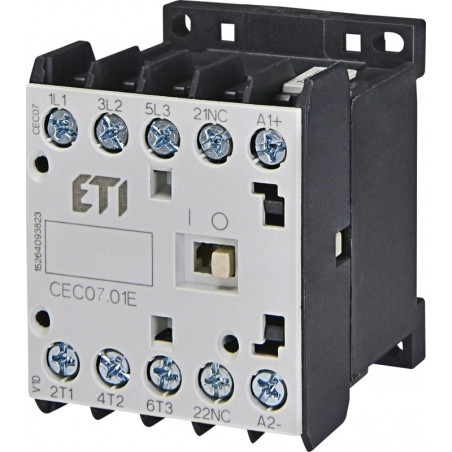 miniatura contactor cec07.01 220v-dc 004641135