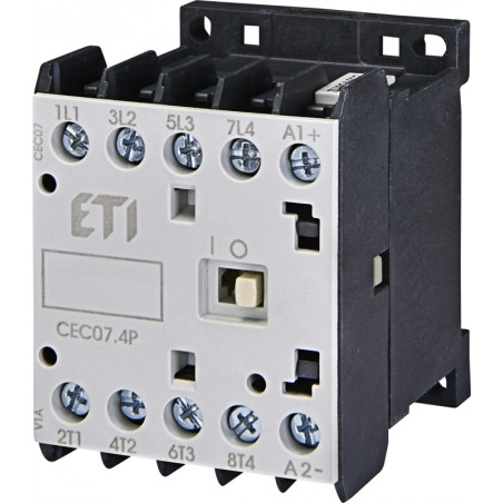 miniatura contactor cec07.4p-230v-50/60hz 004641200