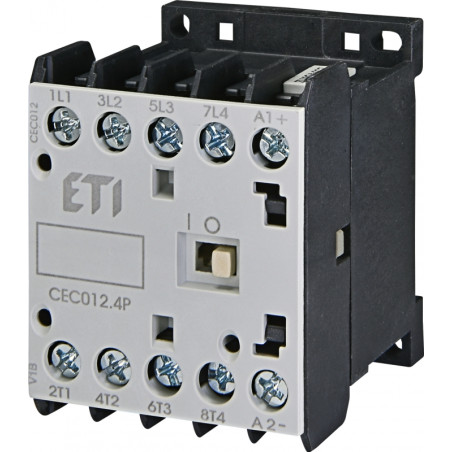 miniatura contactor cec012.4p 24v-dc 004641212