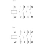 contactorul motorului ces 6.10-24v-50/60hz 004646500