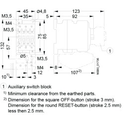contactorul motorului ces 25.00-42v-50/60hz 004646546